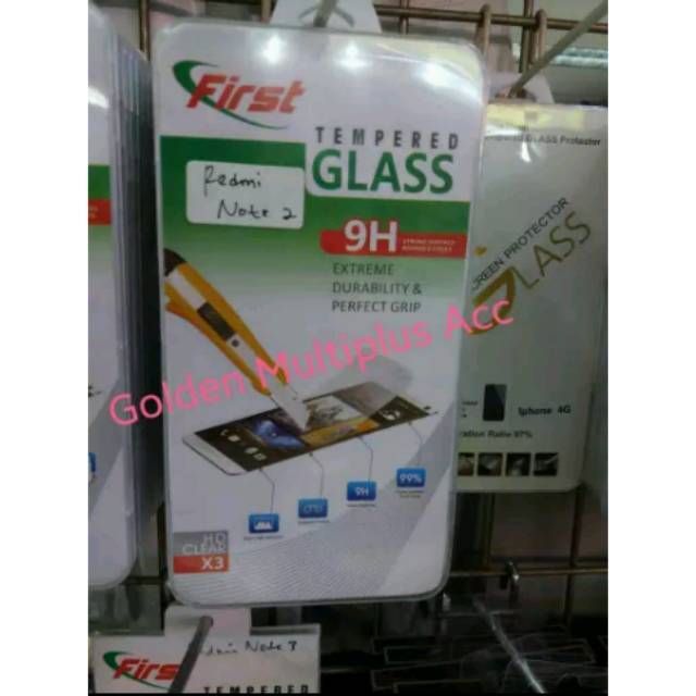 Tempered Glass Xiaomi Redmi Note 2 Anti Gores Kaca Xiomi Redmi Note2 Pelindung Layar Hp Siomi