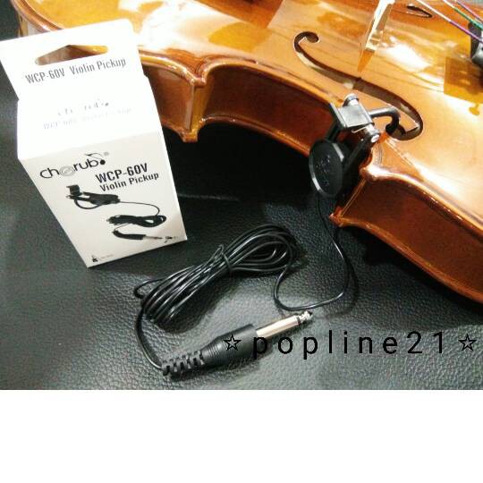 Violin Pickup Cherub WCP-60V / Spul Biola Jepit Cherub