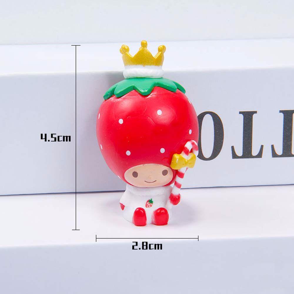 [Elegan] Kuromi Action Figurine 6pcs/set PVC Koleksi Model Kitty Cat KT Mainan Model Anime Cinnamon Dog My Melody