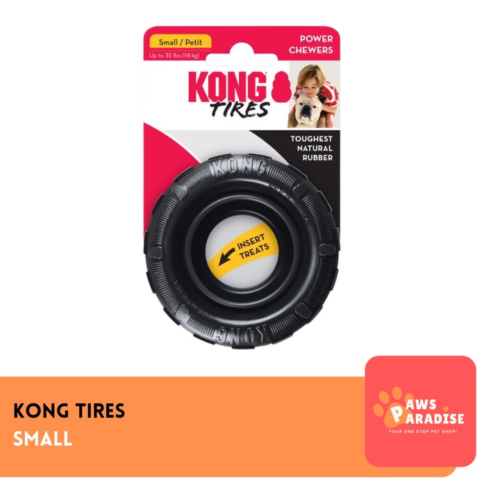 KONG Tires - Mainan Chew Toy Anjing Kuat Premium