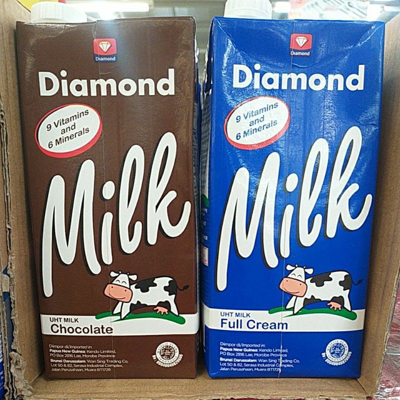 

SUSU UHT DIAMOND COKLAT/ FULL CREAM ( PLAIN) 1L