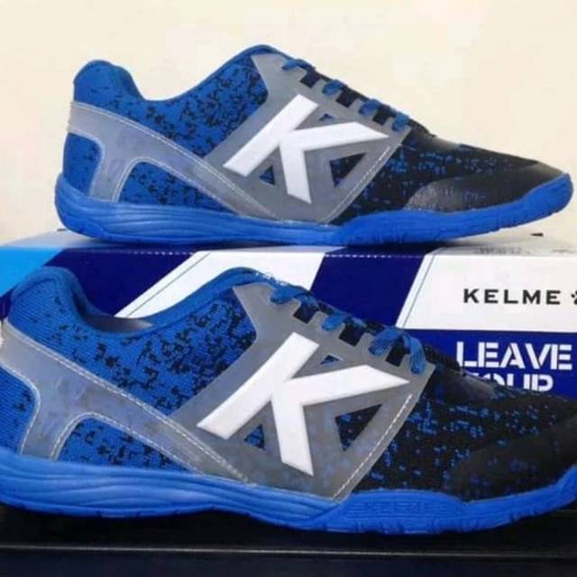 sepatu futsal KELME SUBITO KNIT blue/black