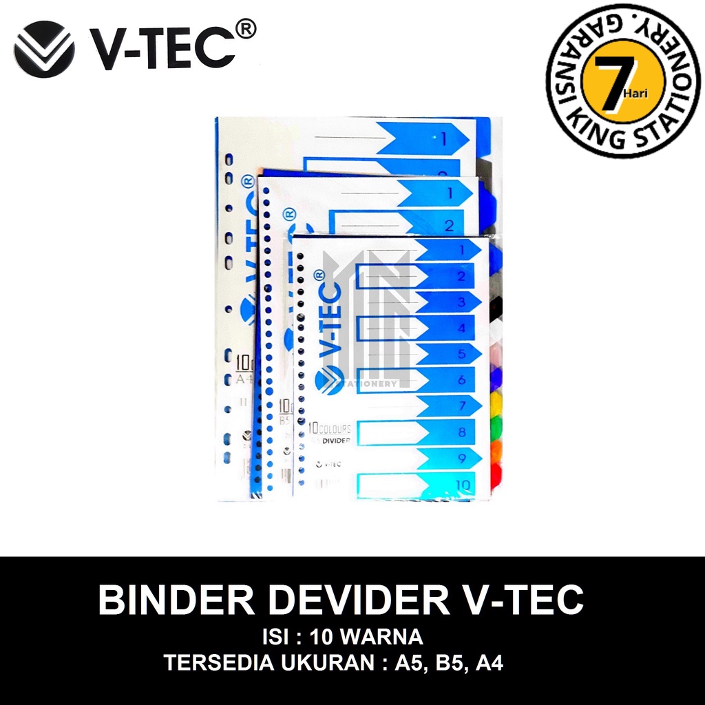 

BINDER DIVIDER V-TECH A4