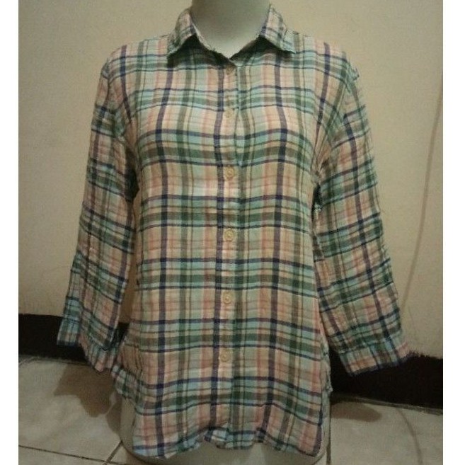 preloved flanel wanita