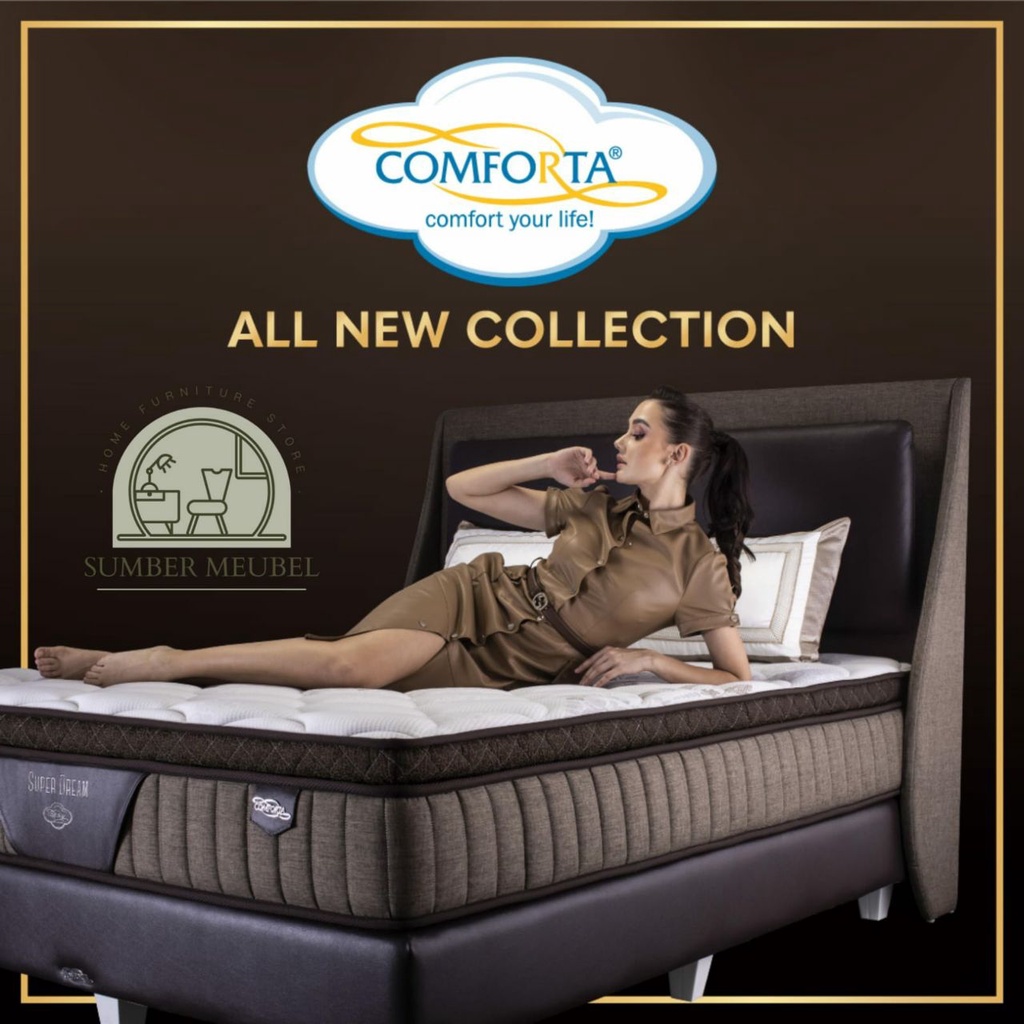 SPRING BED COMFORTA SUPER DREAM ( 1 SET MATRAS + DIVAN )