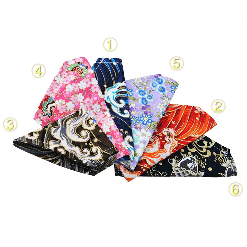 ★〓YUFeiPet〓★ Pet Triangle Towel Cat Print and Wind Collar Collar Dog Collar Webbing Saliva Towel Scarf Decorations Pet Supplies