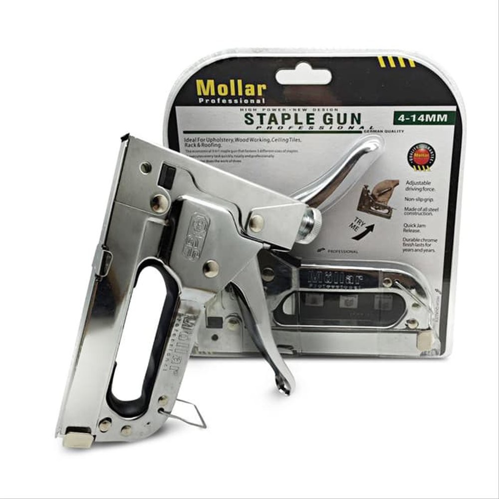 STAPLE GUN SERBAGUNA MOLLAR STAPLES TEMBAK BONUS ISI HEKTER 3 IN 1