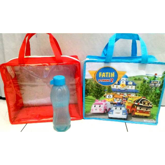 

Tas Souvenir Jinjing MIKA TRANSPARAN RESLETING Printing full color Ulang Tahun Custom free design