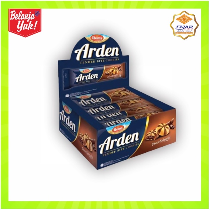 

Roma Arden Choco Splenid Tender Bite Cookis 30 gr (kecil) harga satuan