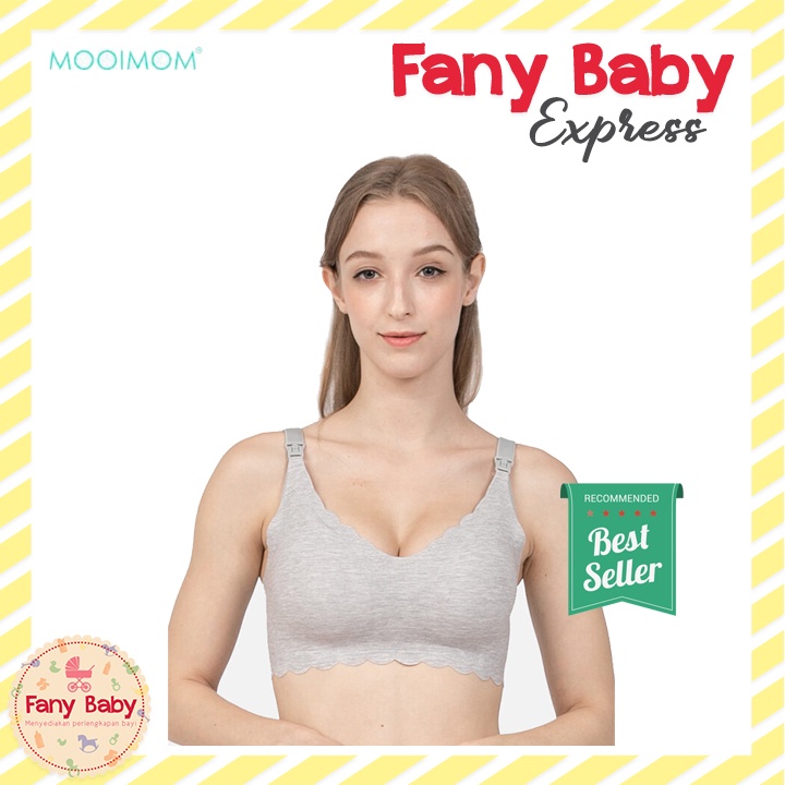 MOOIMOM MODAL SEAM-FREE MATERNITY &amp; NURSING BRA