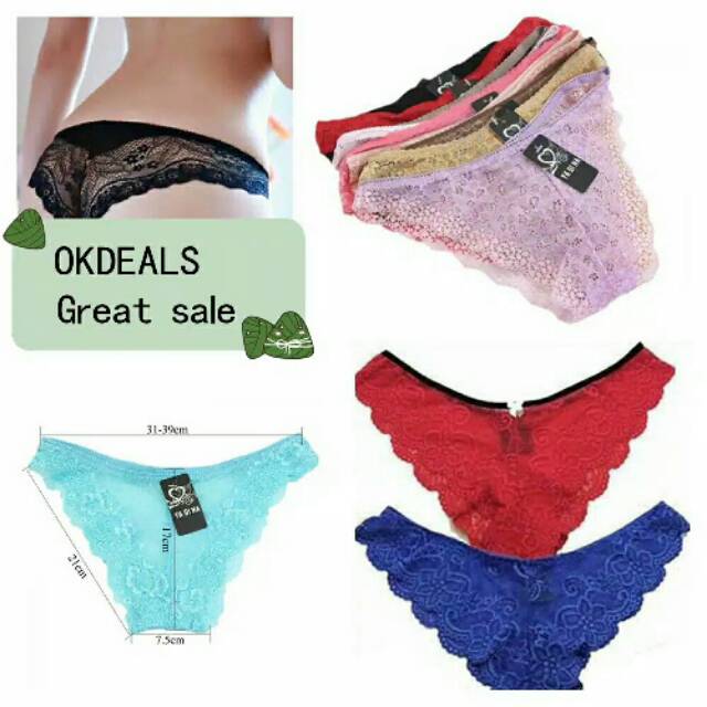 Underwear Celana Dalam Wanita G  String Pakaian  Dalam 