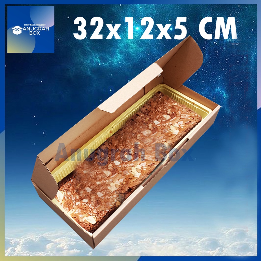 

Kardus box 32x12x5 cm (ECER) Die Cut dus pizza donut Kotak Packing Aksesoris Baju kue hampers