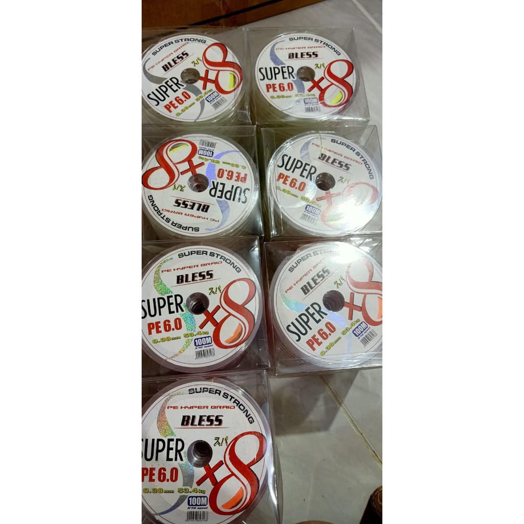 Benang PE Bless X8 100 meter PE 6.0