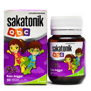 SAKATONIK ABC SUPLEMEN MAKANAN ANAK ISI 30 TABLET | Shopee Indonesia