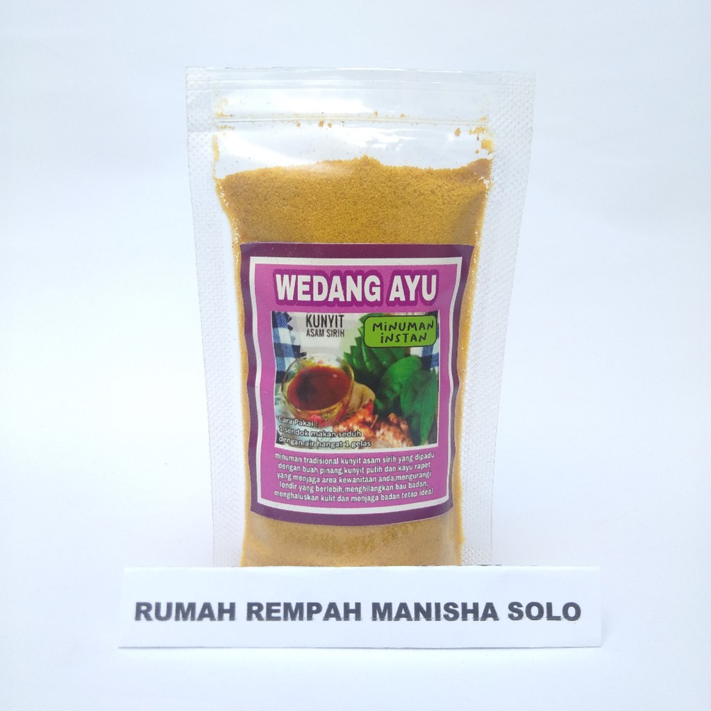 Minuman Instan Wedang Ayu Rapet Wangi Kunyit Asam Sirih (Empon-Empon Khusus Wanita) 100gram