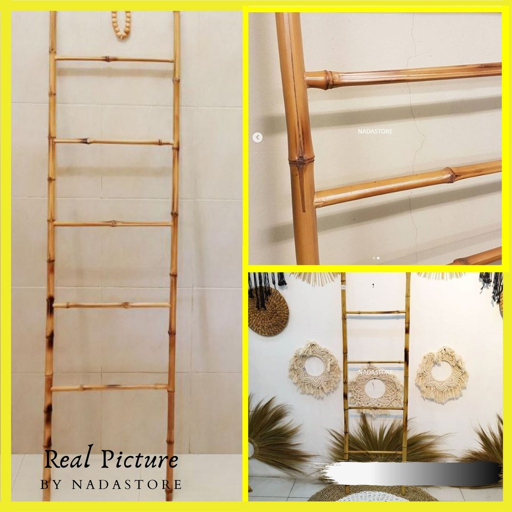 NEW! Tangga Hiasan / Bambbo Ladder Craft / Tangga dekorasi /  Tinggi 2 meter Tertinggi / Tangga Hias