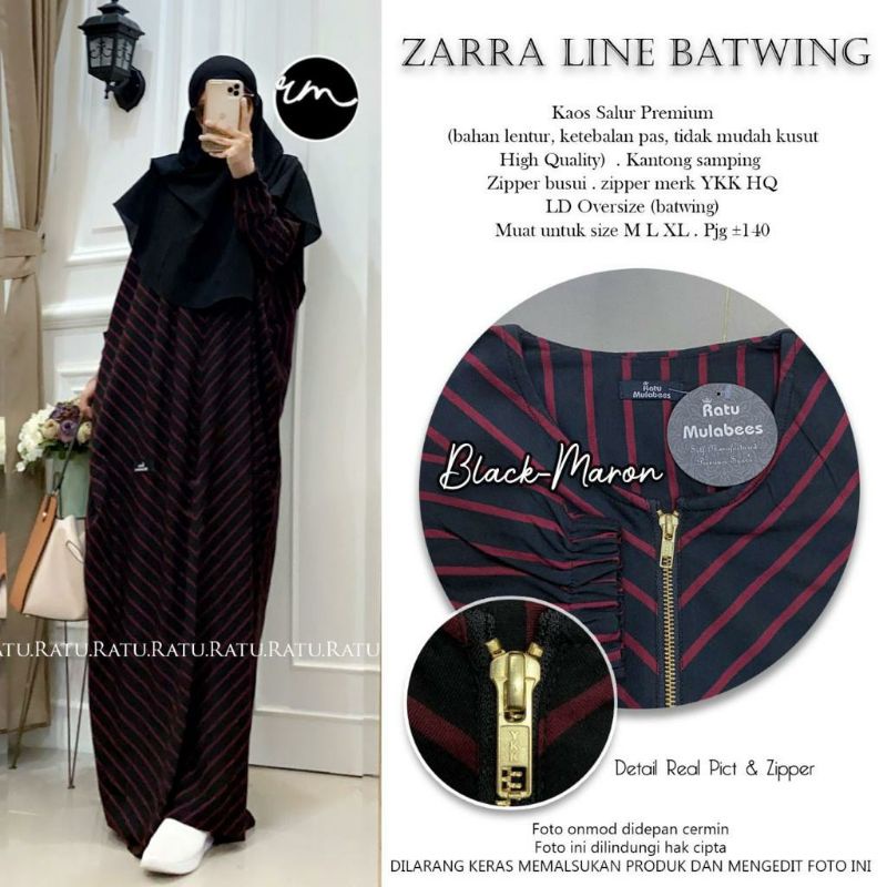 ZARRA line batwing ori by Ratu mulabess