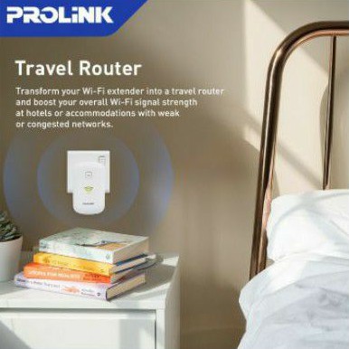 PROLiNK WiFi Repeater AP Router 3 in 1 Penguat Sinyal Extender PEN1201