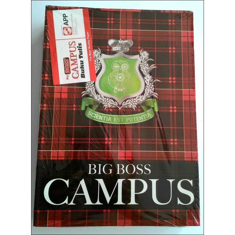

BUKU TULIS BIG BOSS/CAMPUS 36 LEMBAR (HARGA 1 PACK = 10 BUKU)