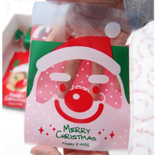 

plastik PACKING christmas NATAL 7x7 packingHARGA PER 10 PC cookies gift plastik