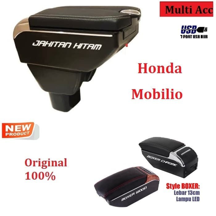 Console Box Honda Mobilio + USB Original Best Quality