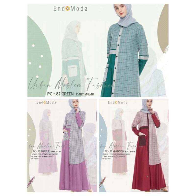 GAMIS ENDOMODA PC-82 GREEN, MAROON, PURPLE