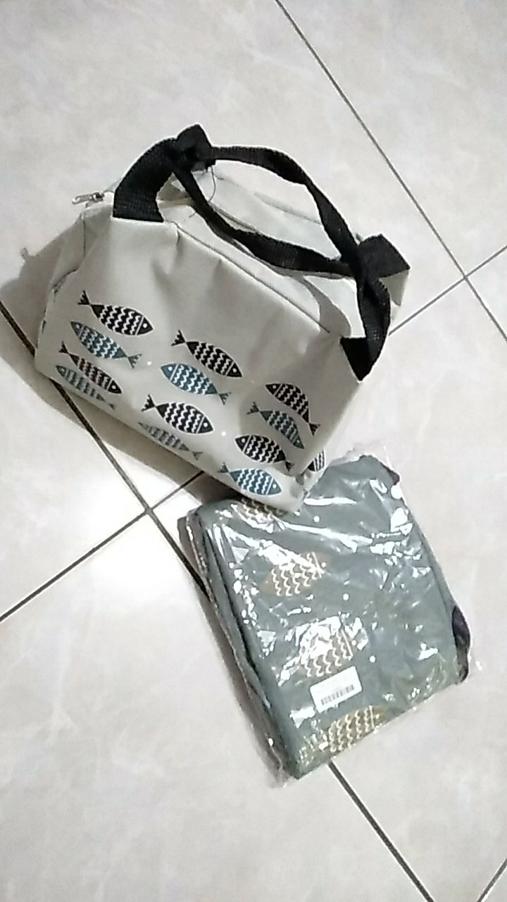 Lunch Bag Cooler | Tas Bekal Makan - Motif Ikan  #05