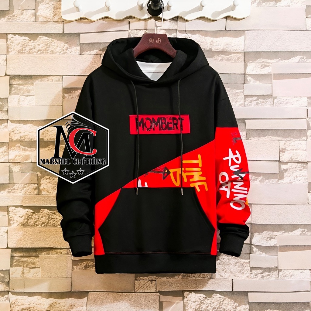 RCL - MOMBERT -Sweater Hoodie Pria Remaja Dewasa Kekinian Bahan Fleece Model Korean Style