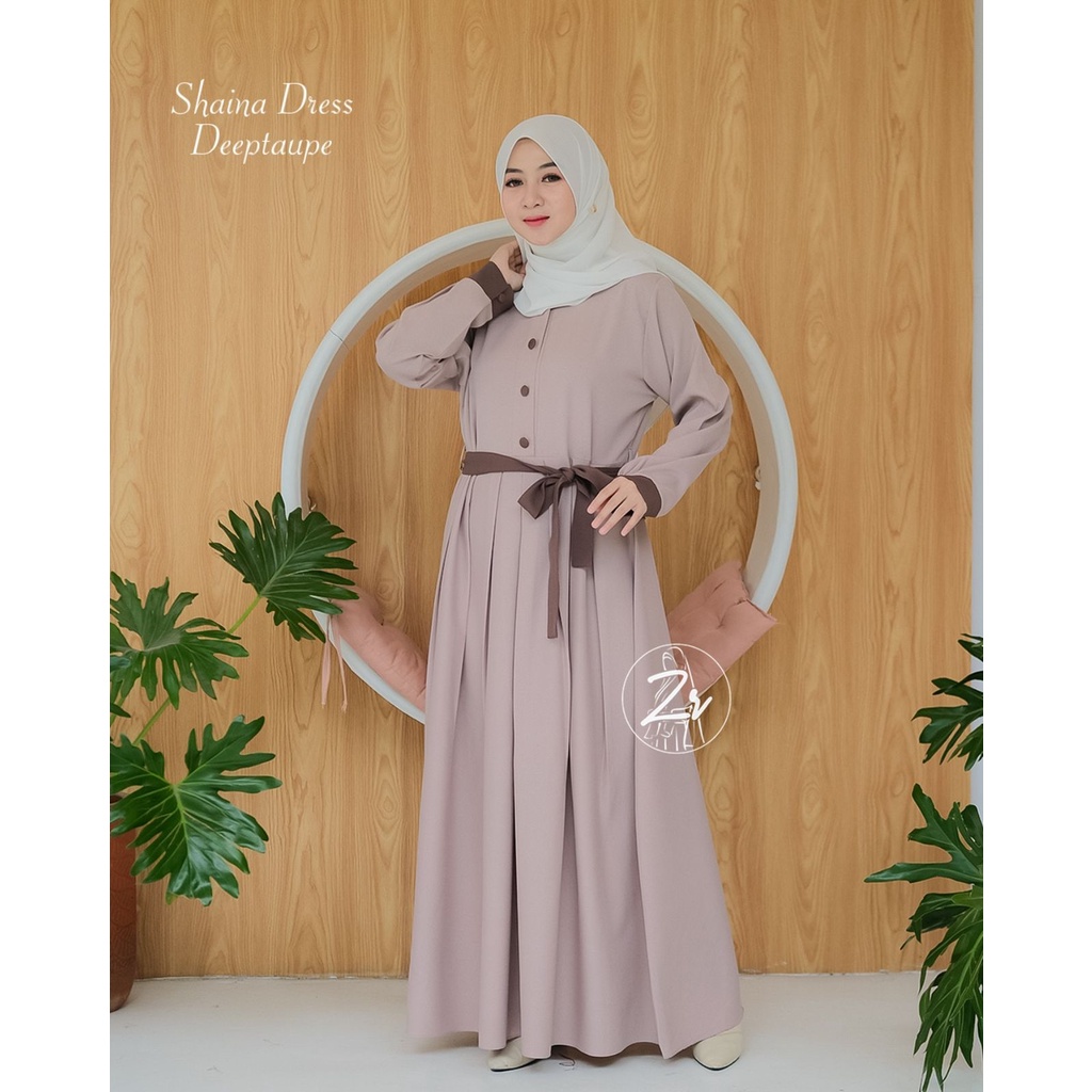 Dress SHAINA ZR DAN Babydoll kancing ori VIOLA syakila dan ITYCREPE mix ceruty REMAJA DEWASA OOTD FASHION MUSLIMAH STYLE