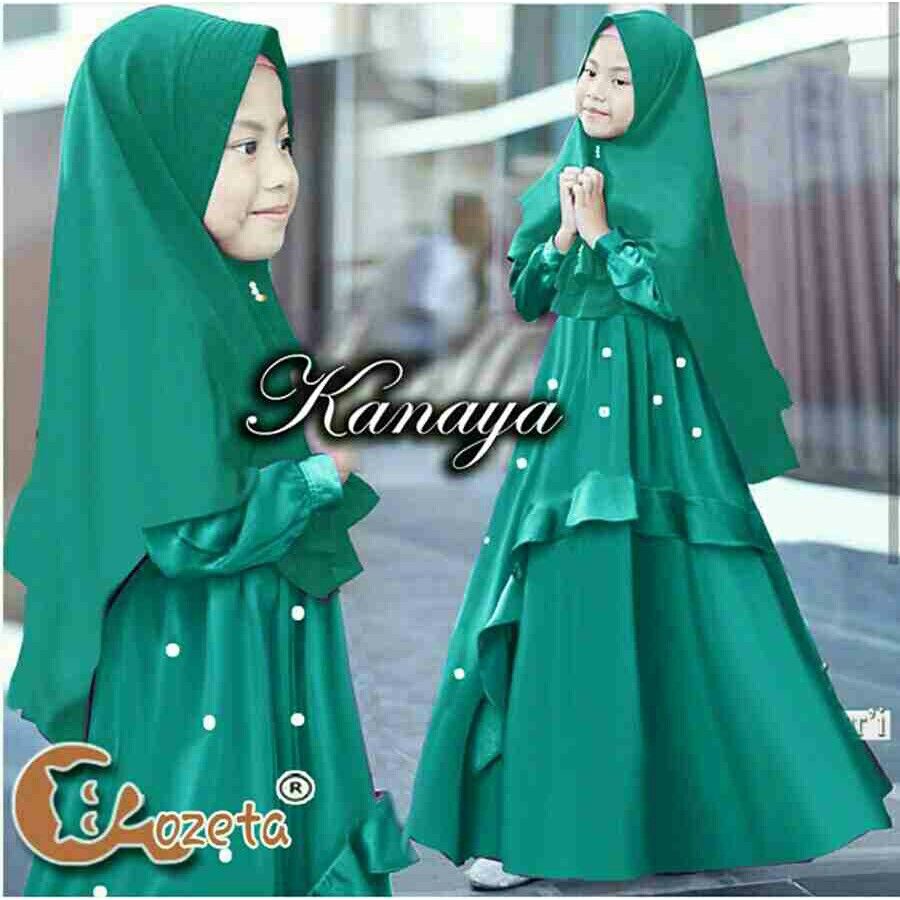 KIDS KANAYA BAHAN CREPE KANAYA TO FIT LD 86 PJ 102 UMUR 7-9 TH