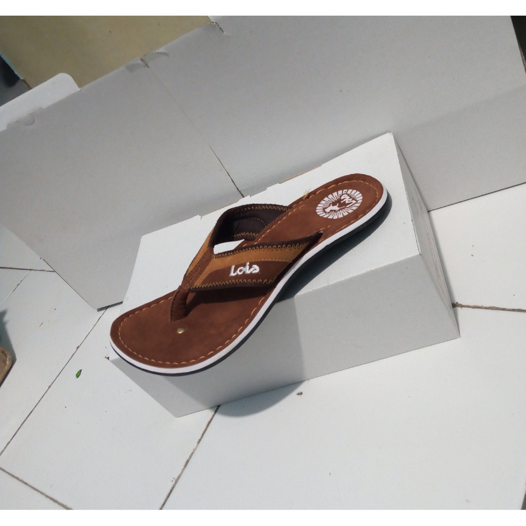 sandal lois pria model jepit flip flop gaya baru trendy