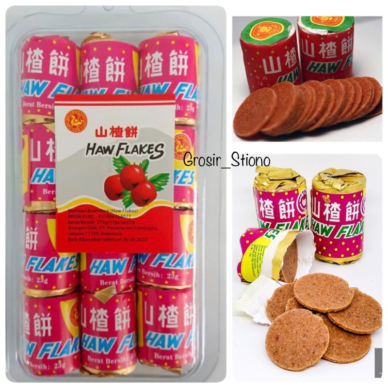 

Haw Flakes 280Gr/Manisan Buah Haw/Sancapiang/Permen Manisan Jadul
