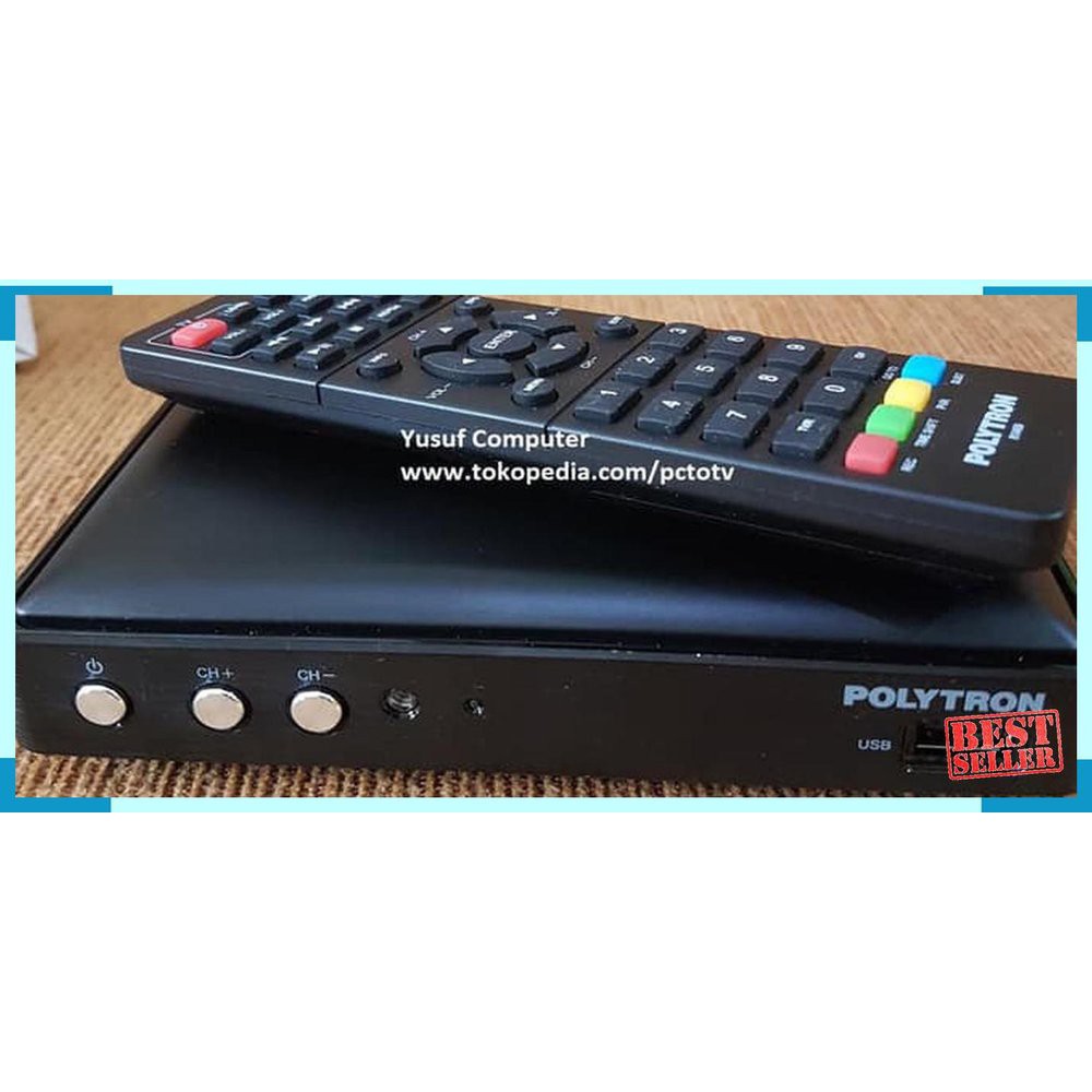 Set Top Box Dvb T2 Polytron Pdv 500t2 Sertifikasi Kominfo Terbaru Shopee Indonesia