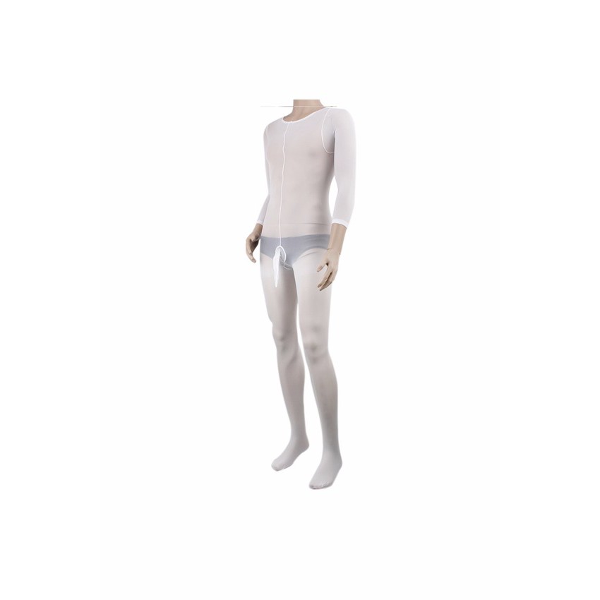 promo Body Stocking Pantyhose Pria Warna Putih BST3613 murah kualitas bagus
