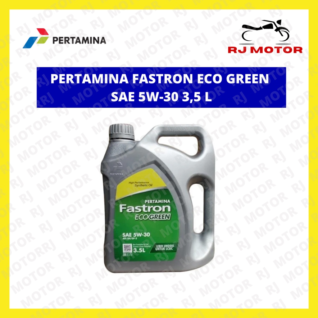 OLI PERTAMINA FASTRON ECO GREEN SAE 5W-30 3,5L UNTUK MOBIL BRIO SIGRA CALYA AGYA