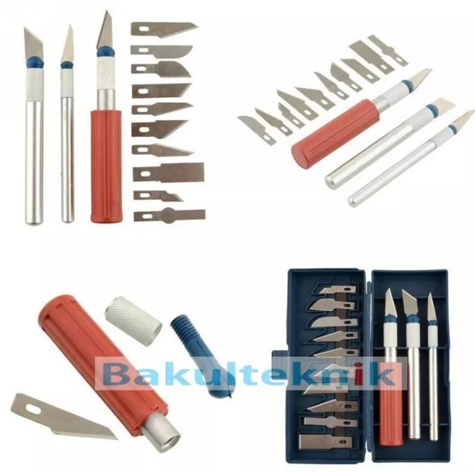 

Cutter Set Atau Pen Cutter Carving Sculpting Set Isi 16pc PROMO MURAH