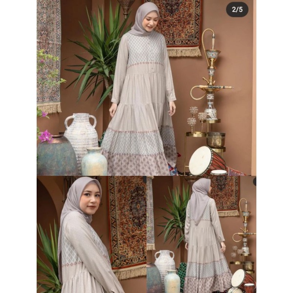 Lateefa Dress Nude HL Size XL