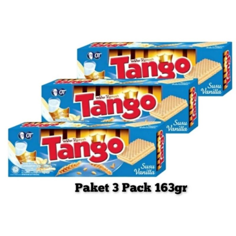 

Tanggo Wafer Renyah Rasa Vanilla Isi 163Gr Paket Triple Pack