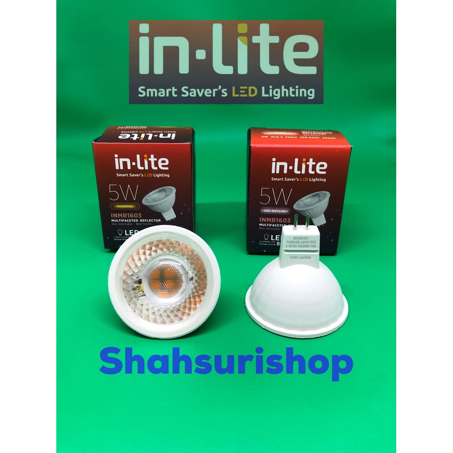 LAMPU MR16 MR 16 5W 5 W 5WATT INLITE IN-LITE LED INMR1603