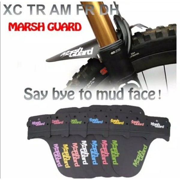 MUD GUARD Spakbor Fender Sepeda Mud Flap Marsh Guard  fork depan SEPED