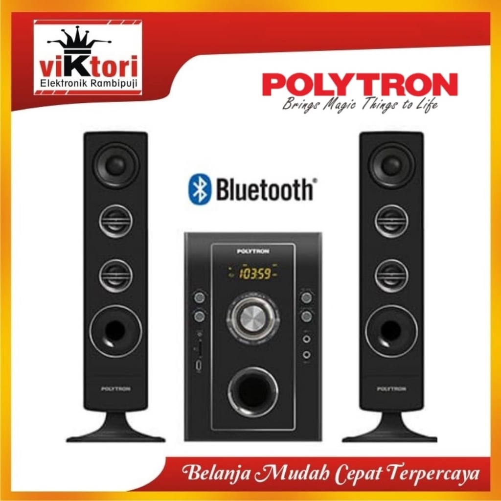 POLYTRON PMA9526 9506/ SPEAKER POLYTRON MULTIMEDIA AUDIO / MULTIMEDIA SPEAKER POLYTRON / SPEAKER BLUETOOTH / SPEAKER AKTIF POLYTRON / ACTIVE SPEAKER POLYTRON