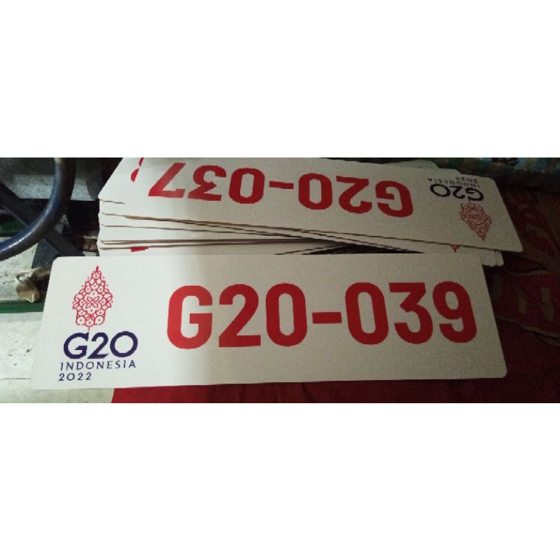 plat nomor mobil akrilik custom