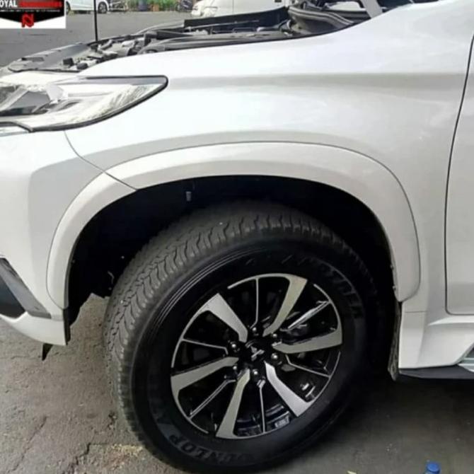 Jsl Over Fender / Cover Spakbor Samping Putih All New Pajero Sport
