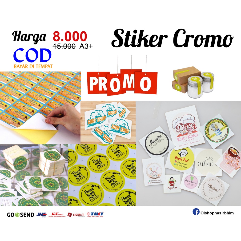 

CETAK STICKER LABEL CROMO KUALITAS PREMIUM TANPA BATAS ORDER
