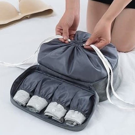 Tempat Penyimpanan Tas Kosmetik Make Up Traveling Organizer Pouch Unik Sabun Mandi Shampo Simpan Bar