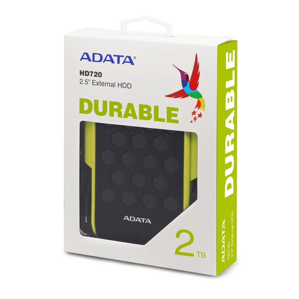 Adata HD720 2TB (Antishock & Waterproof) USB 3.0 GREEN