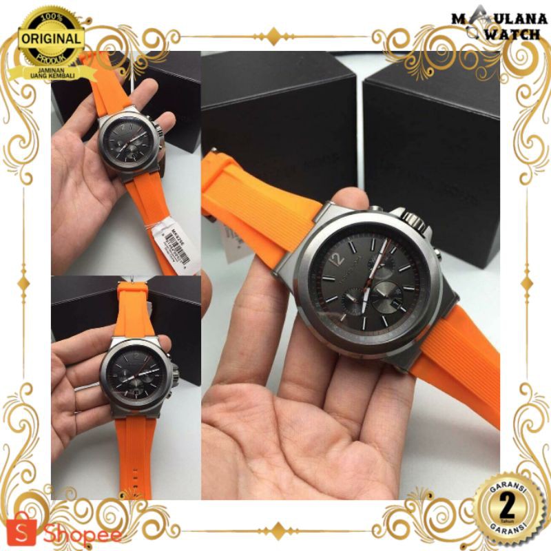 JAM TANGAN PRIA WANITA | RANTAI | KULIT | KARET | MURAH | PRIA ORIGINAL [MICHAEL KORS DYLAN MK8269] 