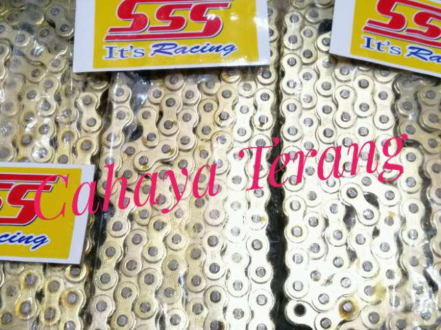 Rantai Gir Gear Motor SSS 428 - 130L SB Tebal Original SSS