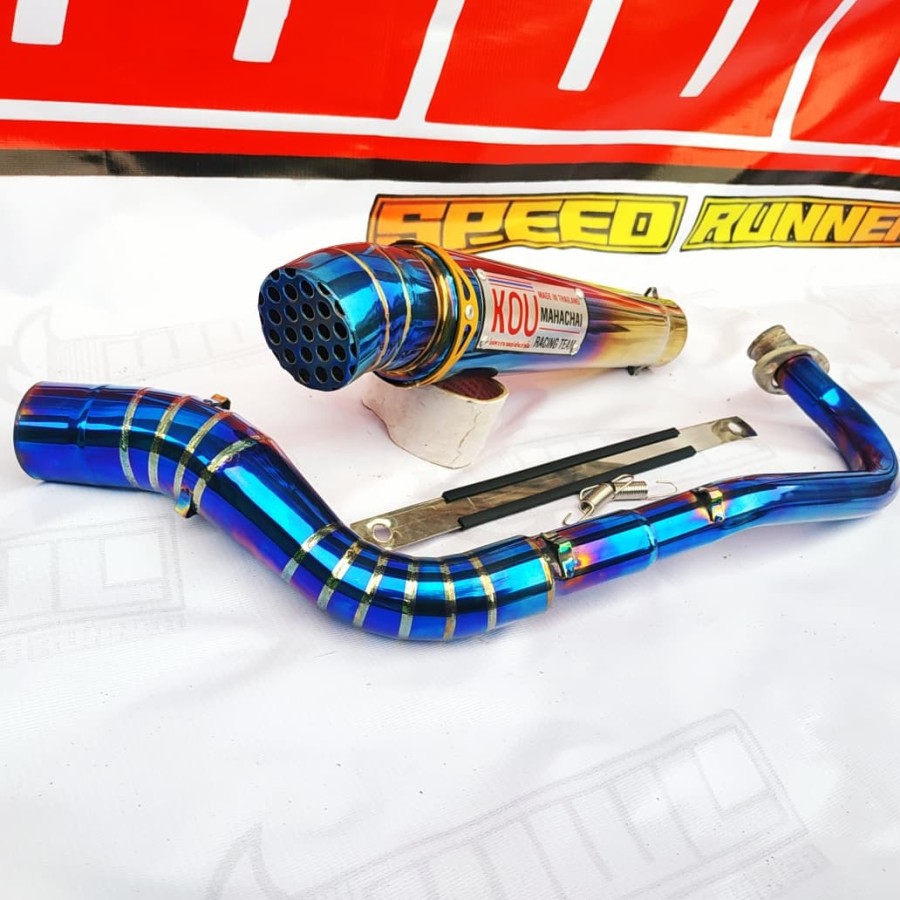 Knalpot KOU MAHACAI Bluemoon BEAT - MIO - SCOOPY - VARIO - NMAX - PCX.