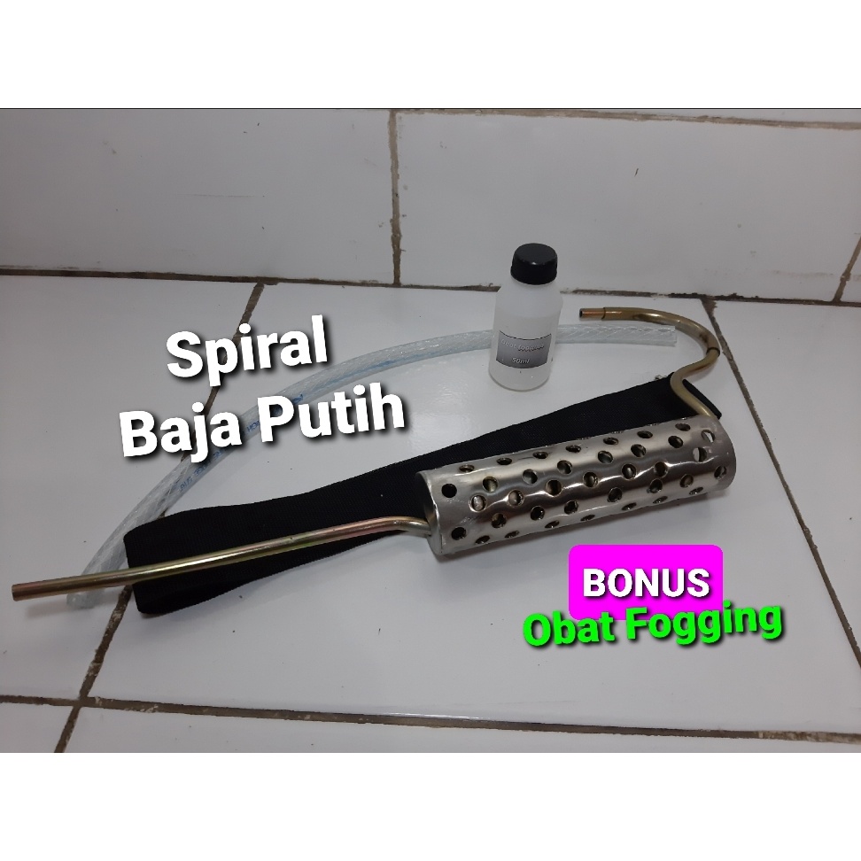 sperpart Thermal mini fogging foging fogeer sederhana BAJA PUTIH COIL SPIRAL. bonus obat fogging 50 ml